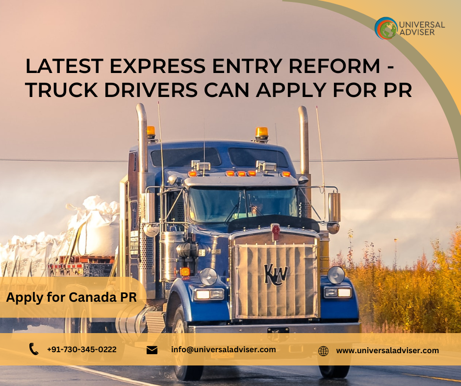 Immigrate to Canada as a Truck Driver, Apply For PR Visa