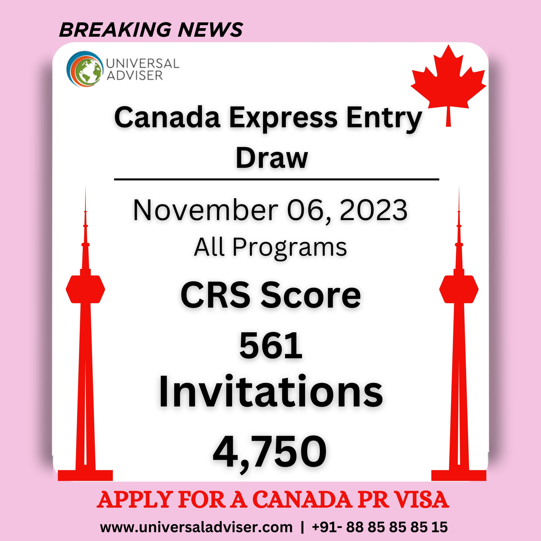 IRCC Holds Its Latest Express Entry Draw