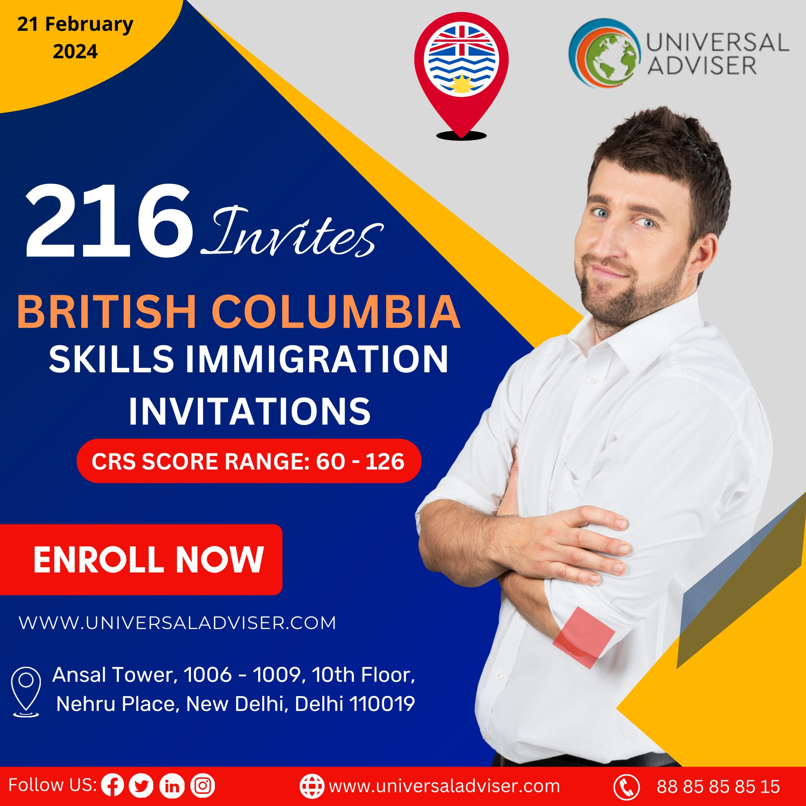 British Columbia Latest PNP Draw Results in 216 ITAs for Skilled Workers and Graduates