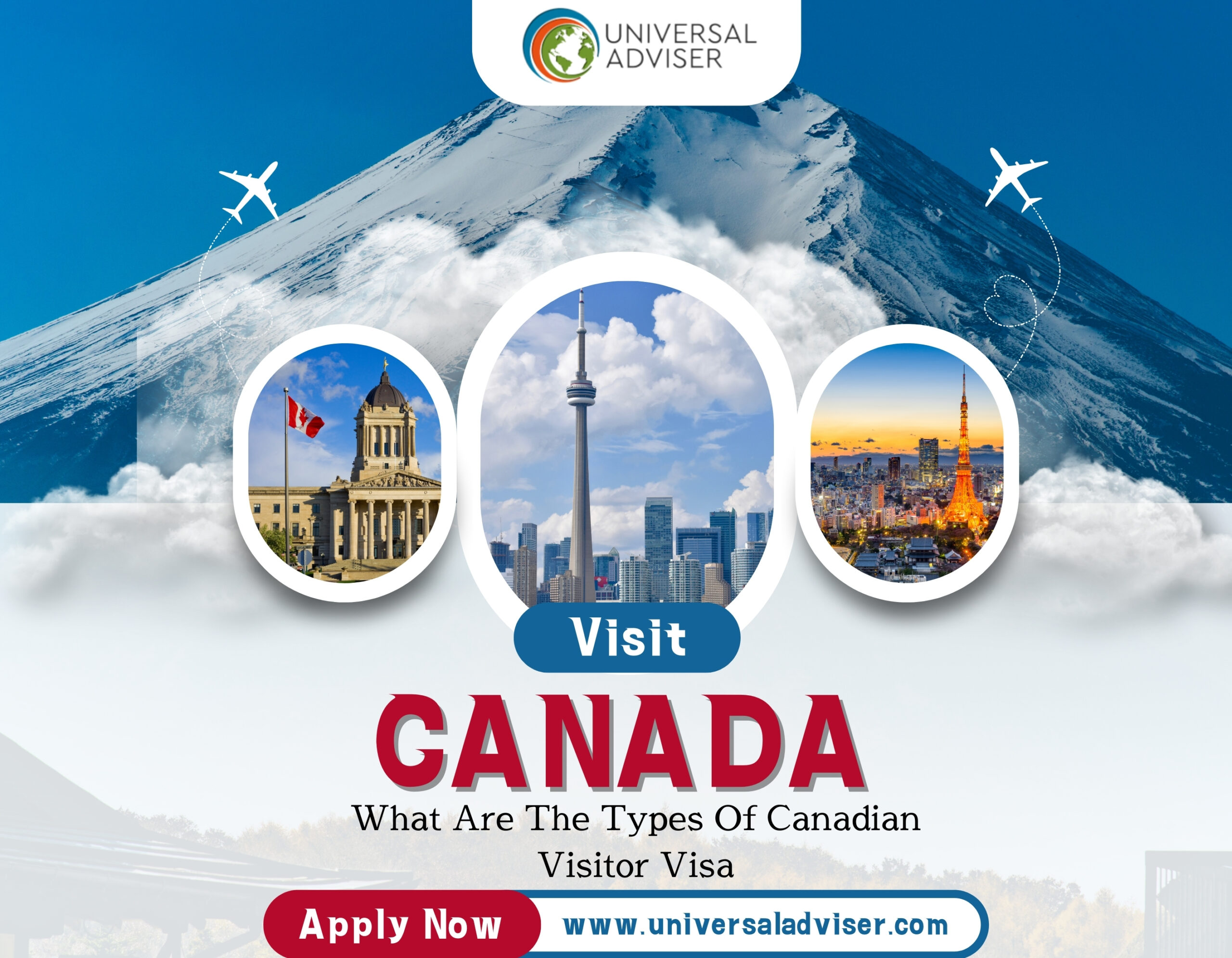 What Are the Types of Canadian Visitor Visa