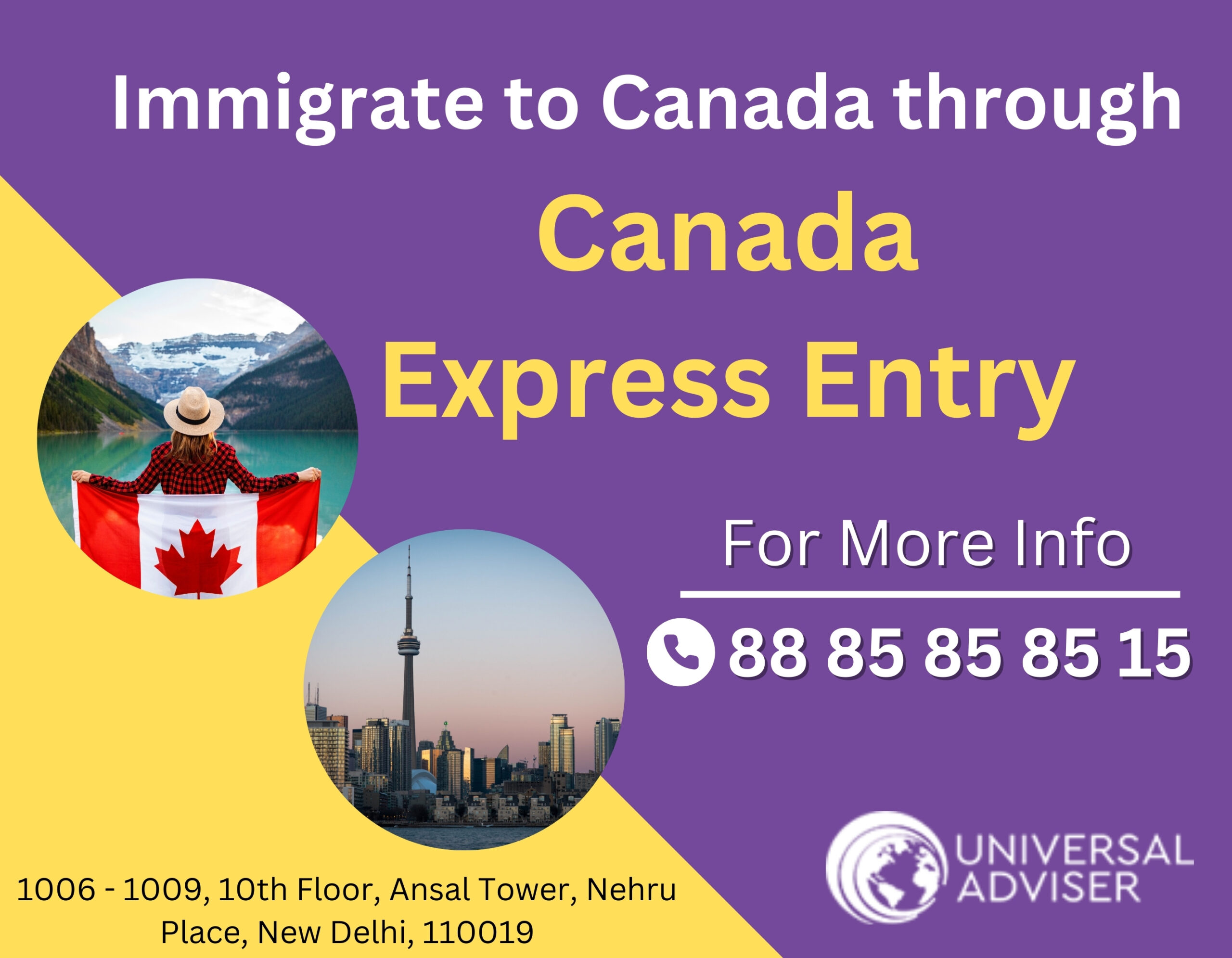 Immigrate to Canada through Express Entry