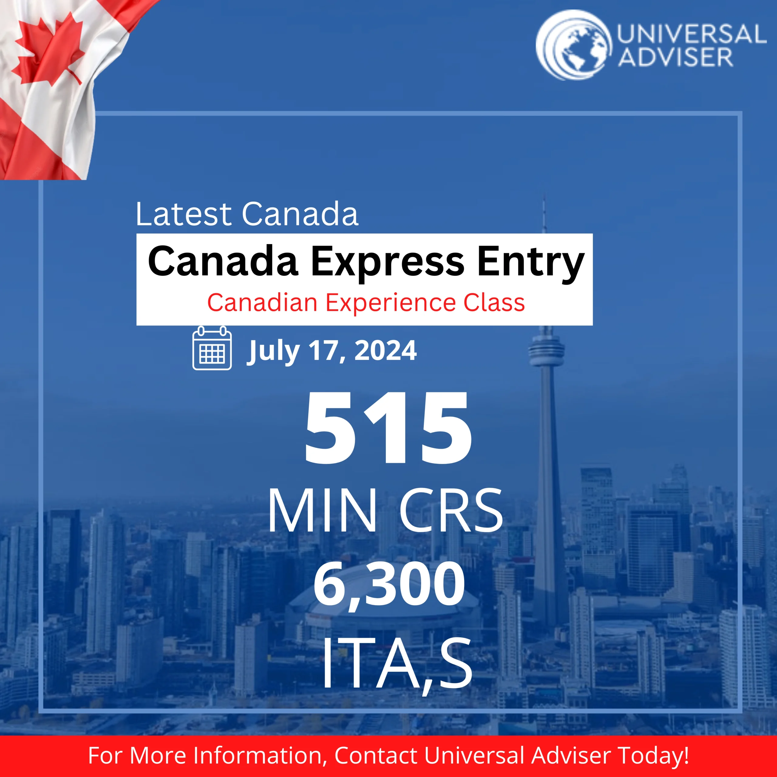IRCC invites 6,300 Canadian Experience Class candidates in latest Express Entry draw