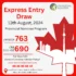 Canada Express Entry Draw Invites 763 PNP Candidates