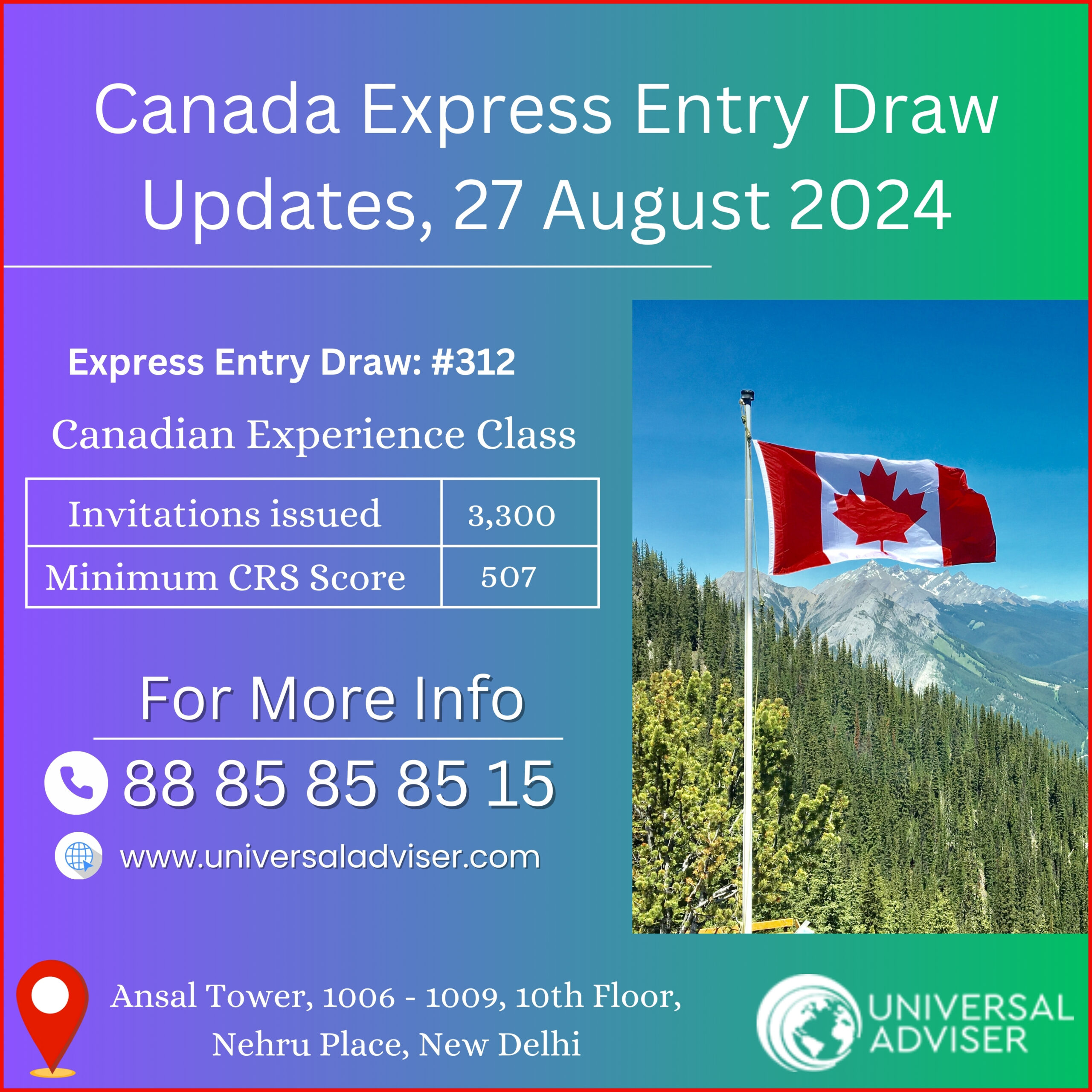 Canada Invites 3,300 CEC Candidates in Latest Express Entry Draw