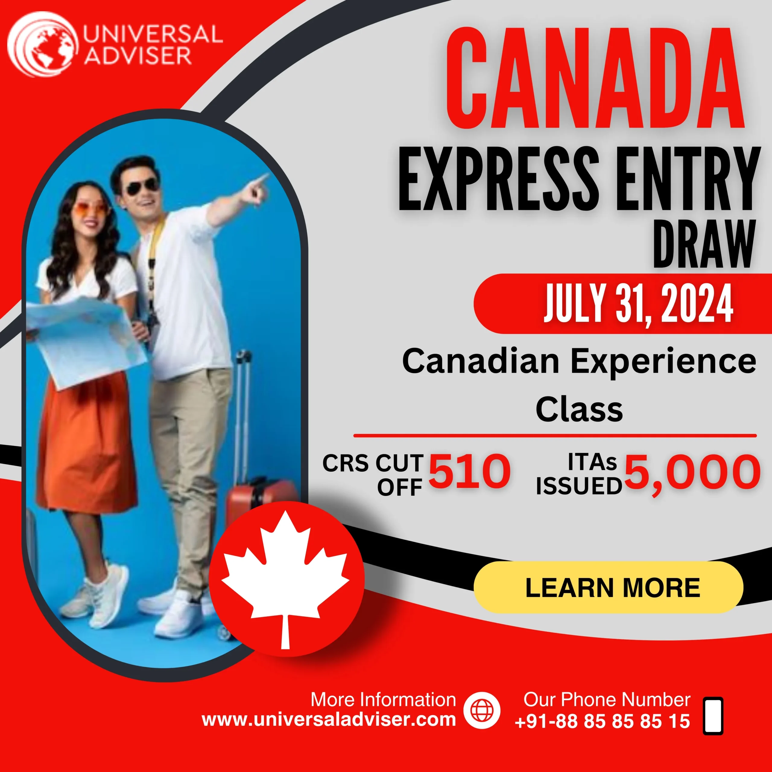 IRCC Issues 5,000 ITAs in Latest Express Entry Draw for Canadian Experience Class