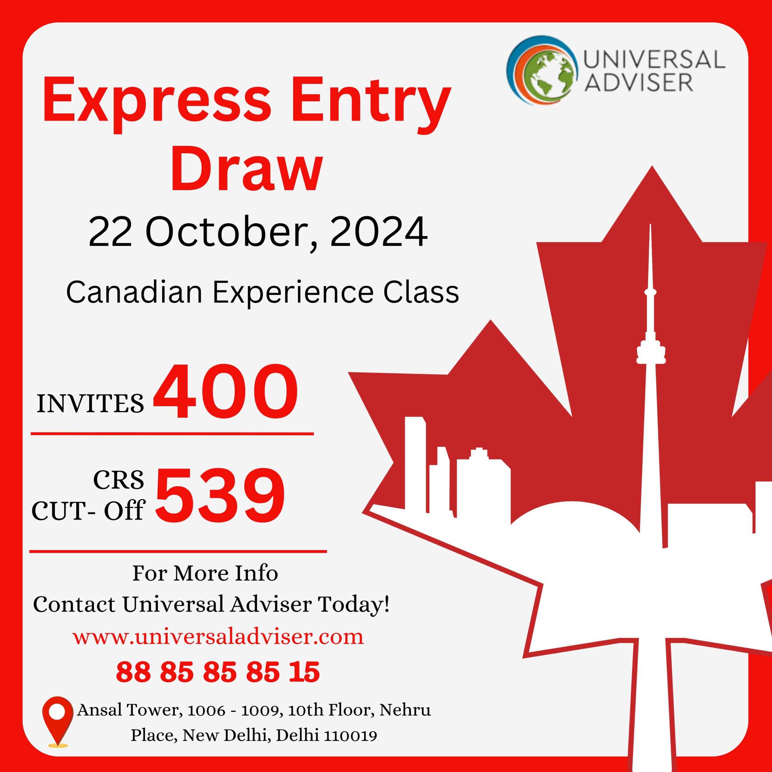 Express Entry Draw for Canadian Experience Class